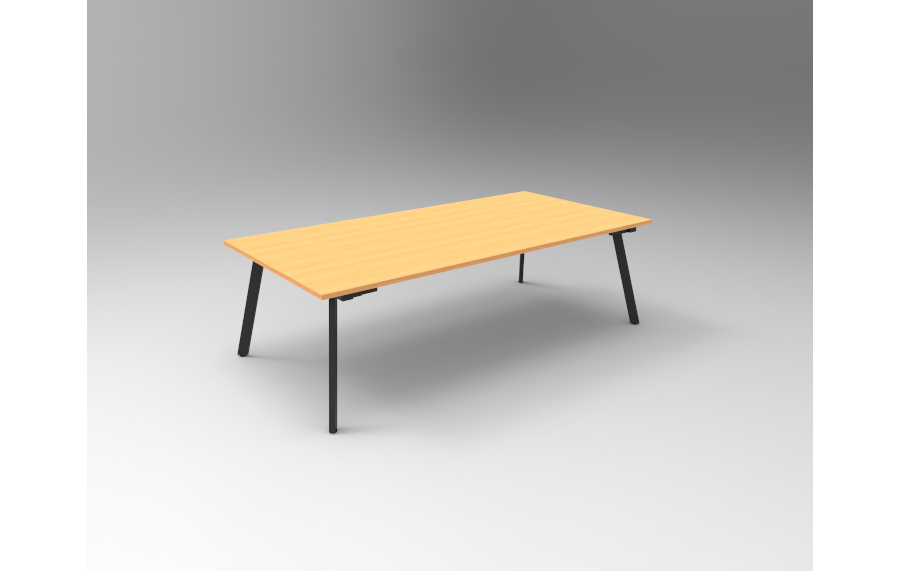Beech Top with Black Frame